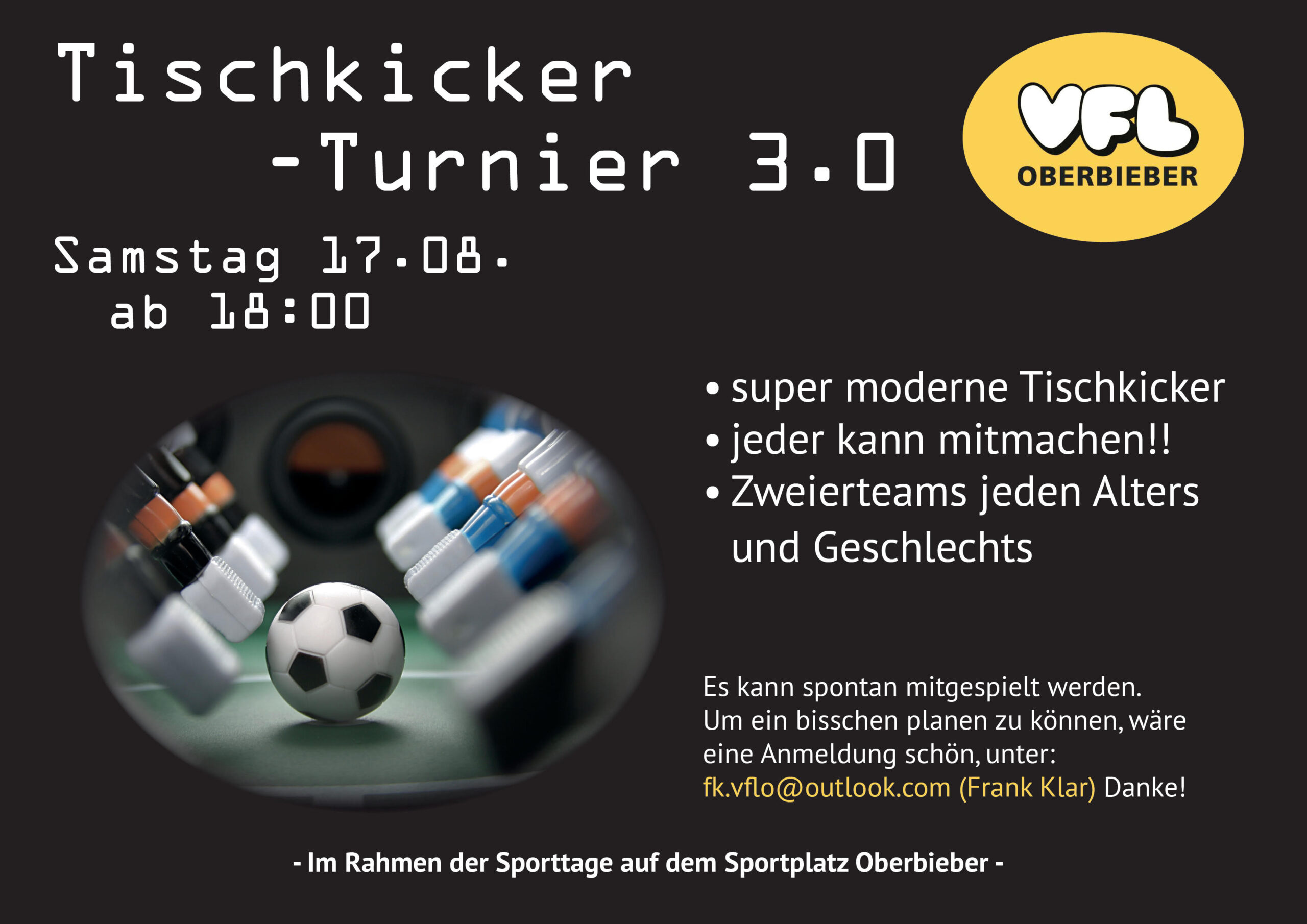 Tischkicker - Turnier 3.0